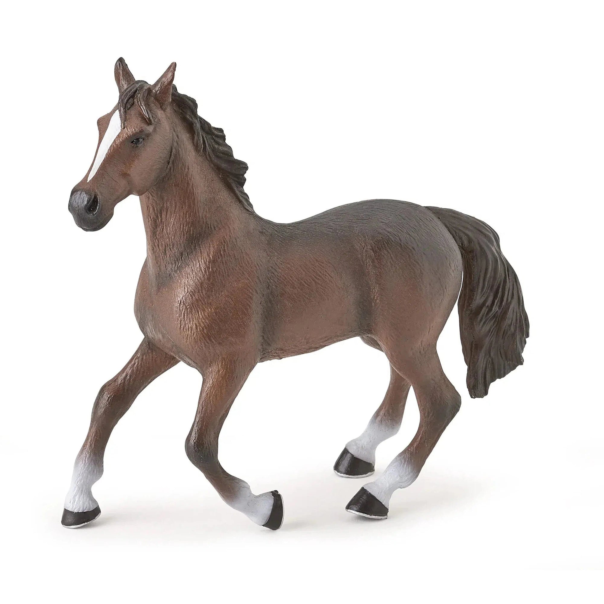 Front view of the Large Horse Figurine against a white background.