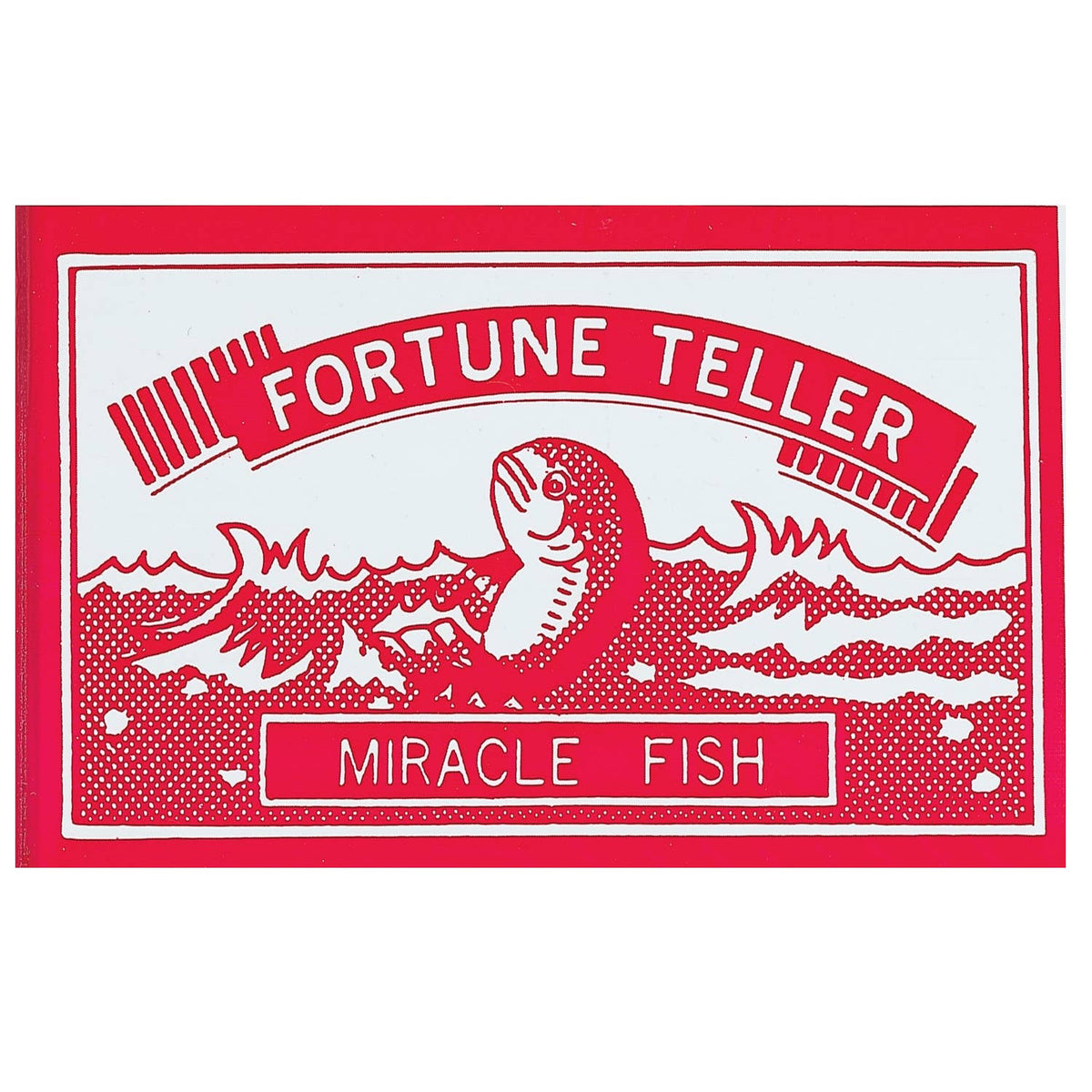 Front view of the package for a fortune fish.