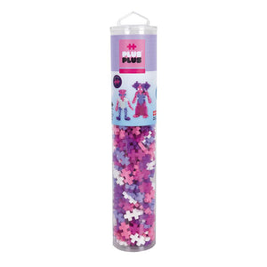 Glitter Plus Plus set in a clear tube container
