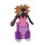 Princess toy with a pink and purple dress, and dark brown skin