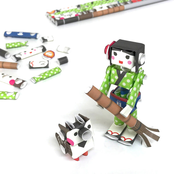 Hana & Suzu - Piperoid Paper Craft Robots