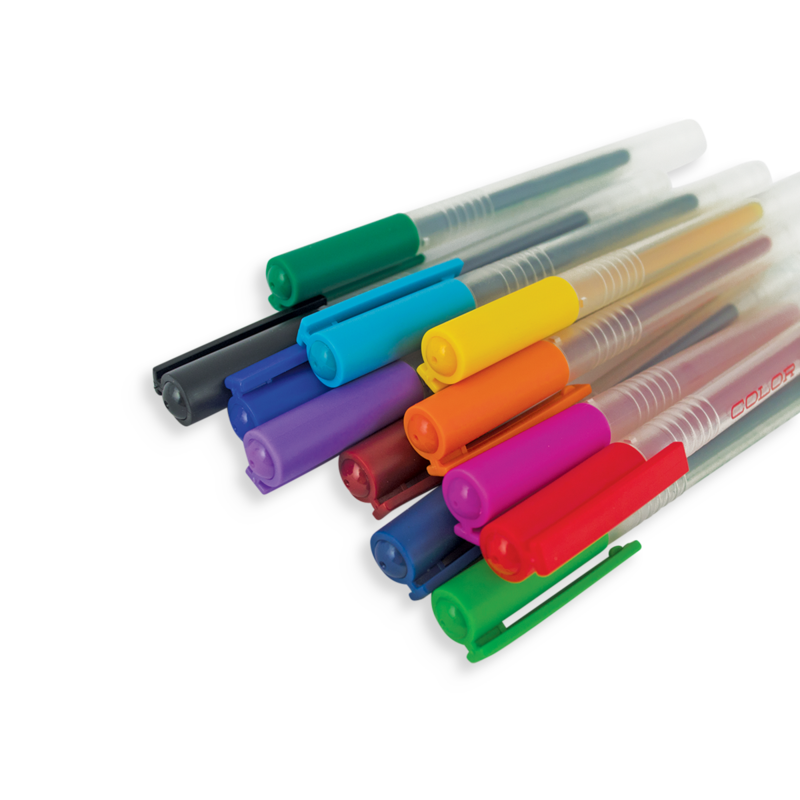 12-Color Magic Eraser Pen Set for Creative Note-Taking and