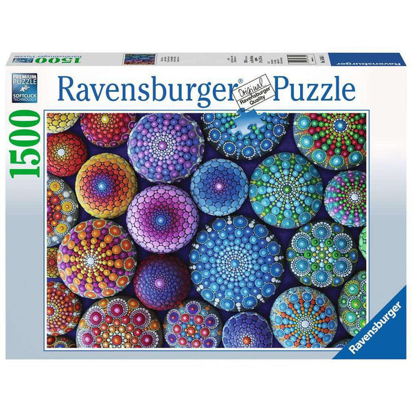 Front view of the puzzle in the box.