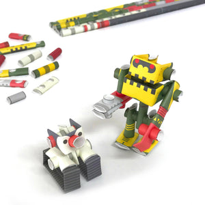 Dr. Penk & Goriborg - Piperoid Paper Craft Robots