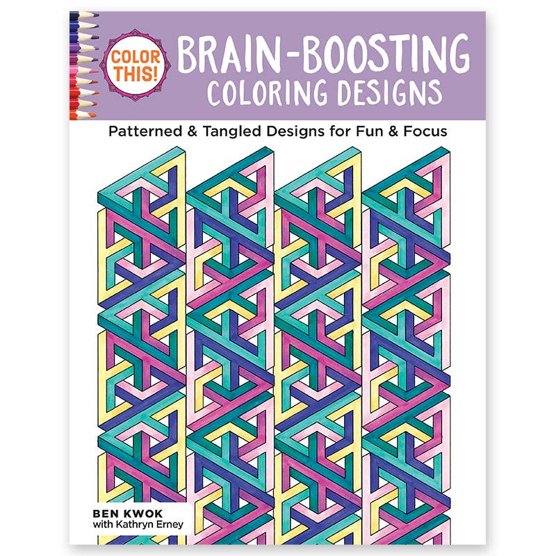 Coloring Book - Brain-Boosting Coloring Designs-Arts & Humanities-Yellow Springs Toy Company