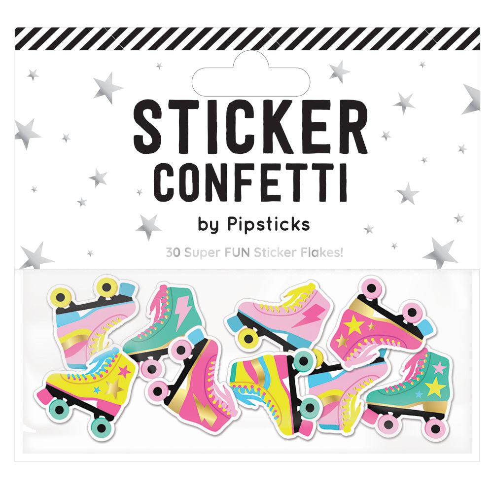 Snazzy Skates Sticker Confetti-Stationery-Pipsticks-Yellow Springs Toy Company