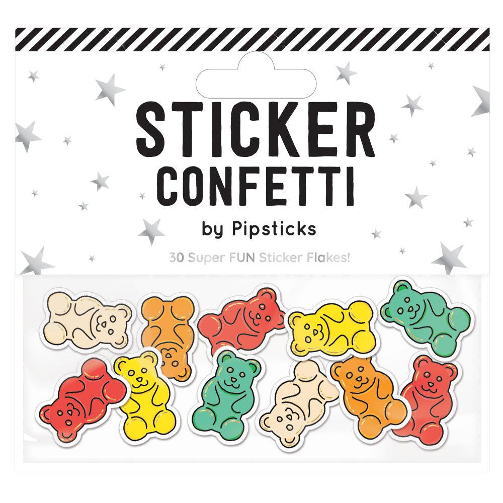 Yummy Gummy Sticker Confetti-Stationery-Pipsticks-Yellow Springs Toy Company