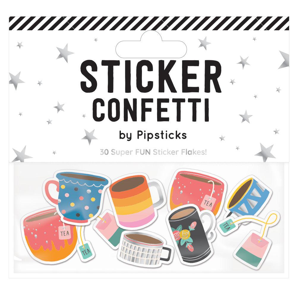 Sip Sip Hooray Sticker Confetti-Stationery-Pipsticks-Yellow Springs Toy Company