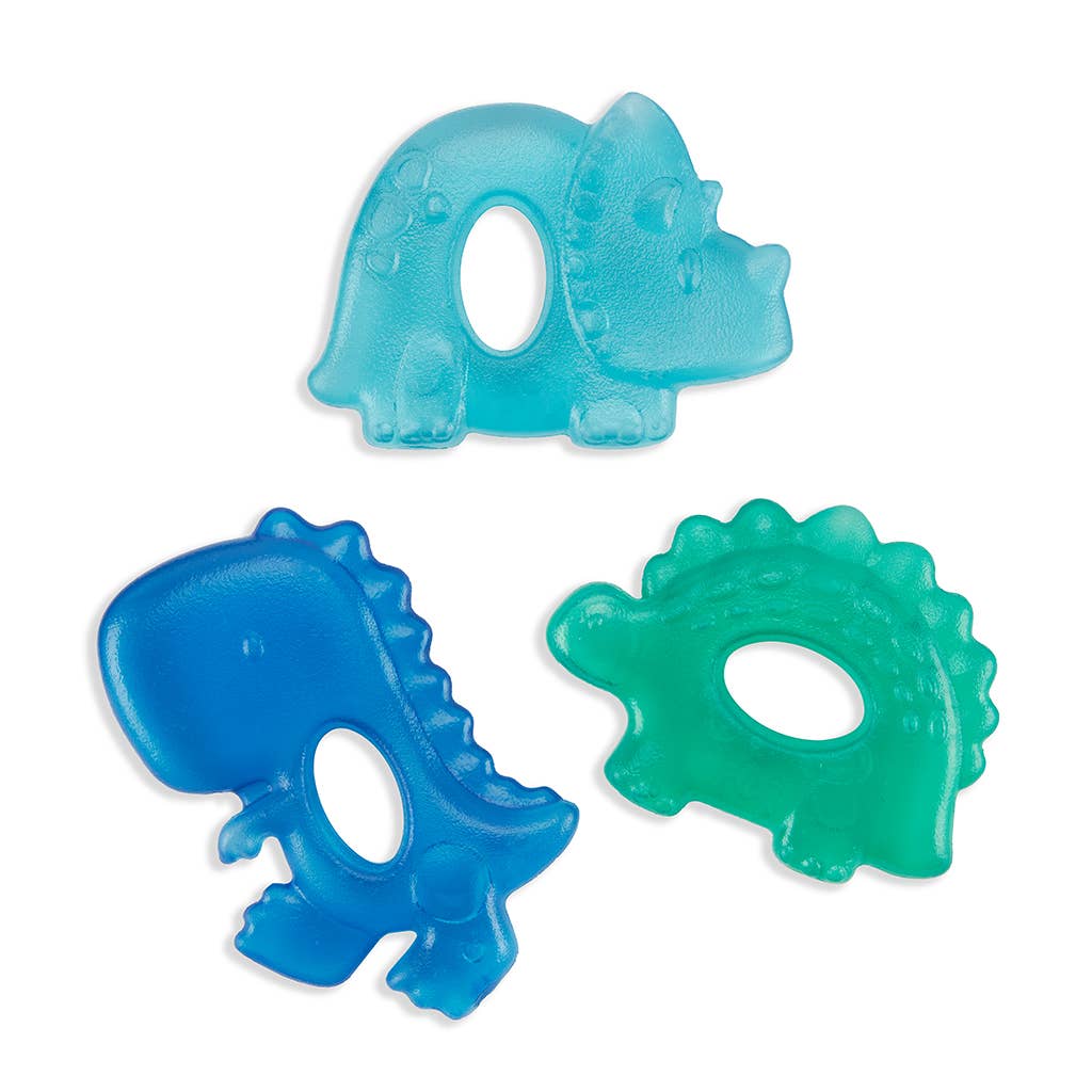Dino Cutie Coolers - Water Filled Teethers (3-pack)-Infant & Toddler-Itzy Ritzy-Yellow Springs Toy Company