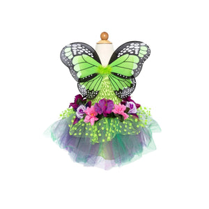 Fairy Blooms Deluxe Green Dress - Size 3-4-Dress-Up-Great Pretenders-Yellow Springs Toy Company
