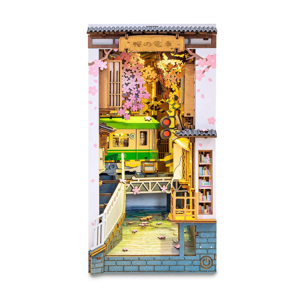 Sakura Tram - Rolife DIY Book Nook Kit - Yellow Springs Toy Company