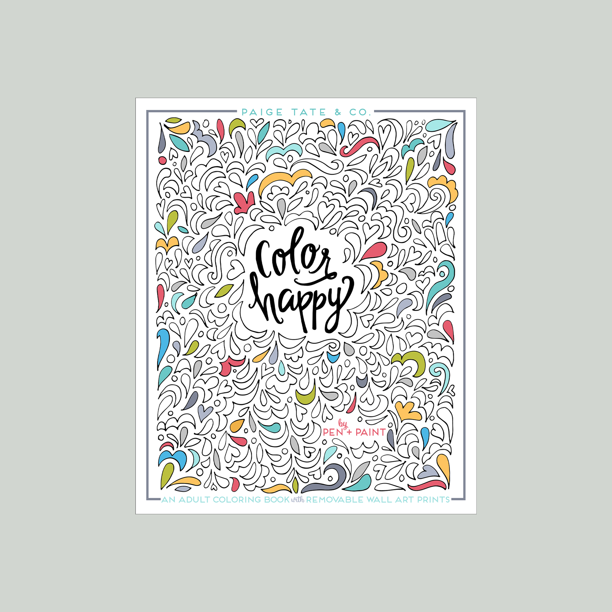 Color Happy: Adult Coloring Book-Yellow Springs Toy Company