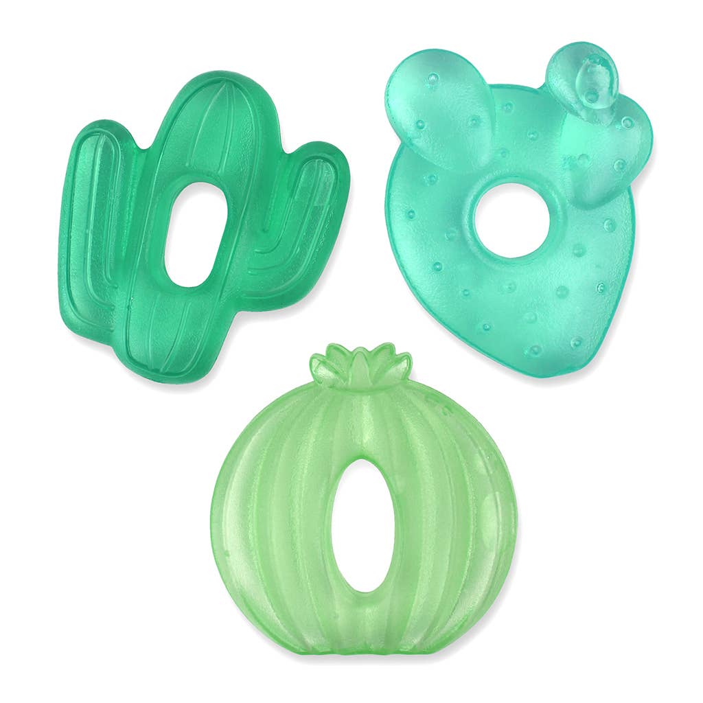 Cactus Cutie Coolers - Water Filled Teethers (3-pack)-Infant & Toddler-Itzy Ritzy-Yellow Springs Toy Company
