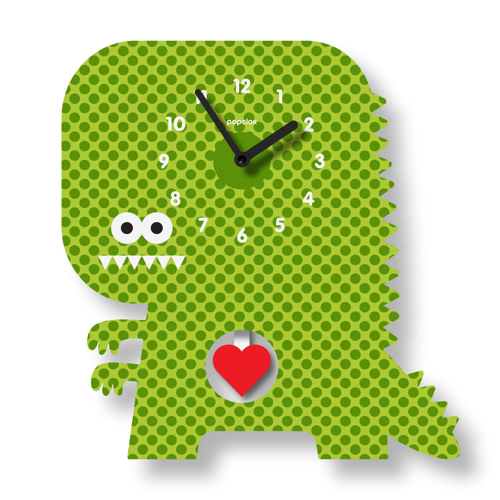 Acrylic Clockzilla Pendulum Clock *-Decor & Keepsakes-Modern Moose | Popclox-Yellow Springs Toy Company