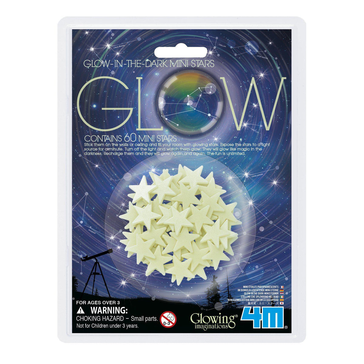 Glow Mini Stars-Decor &amp; Keepsakes-TOYSMITH-Yellow Springs Toy Company