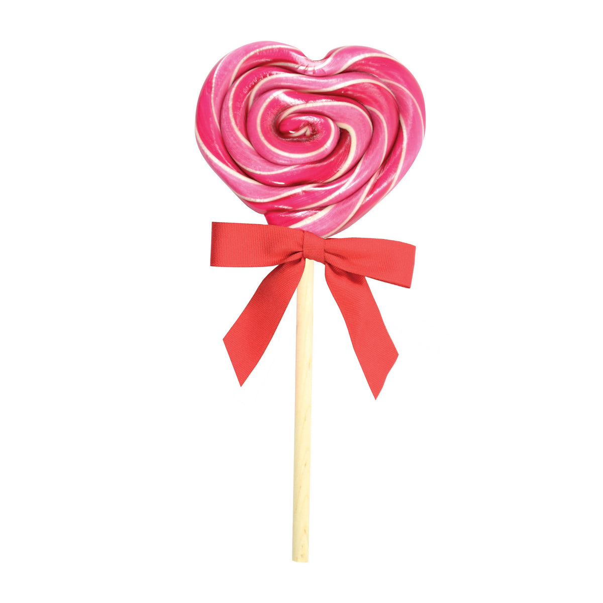 Lollipop Organic Heart - Cherry 2 oz.-Hammond&#39;s Candies-Yellow Springs Toy Company