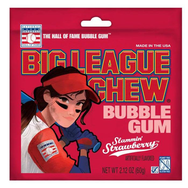 Big League Chew - Strawberry-Candy & Treats-Redstone Foods Inc.-Yellow Springs Toy Company