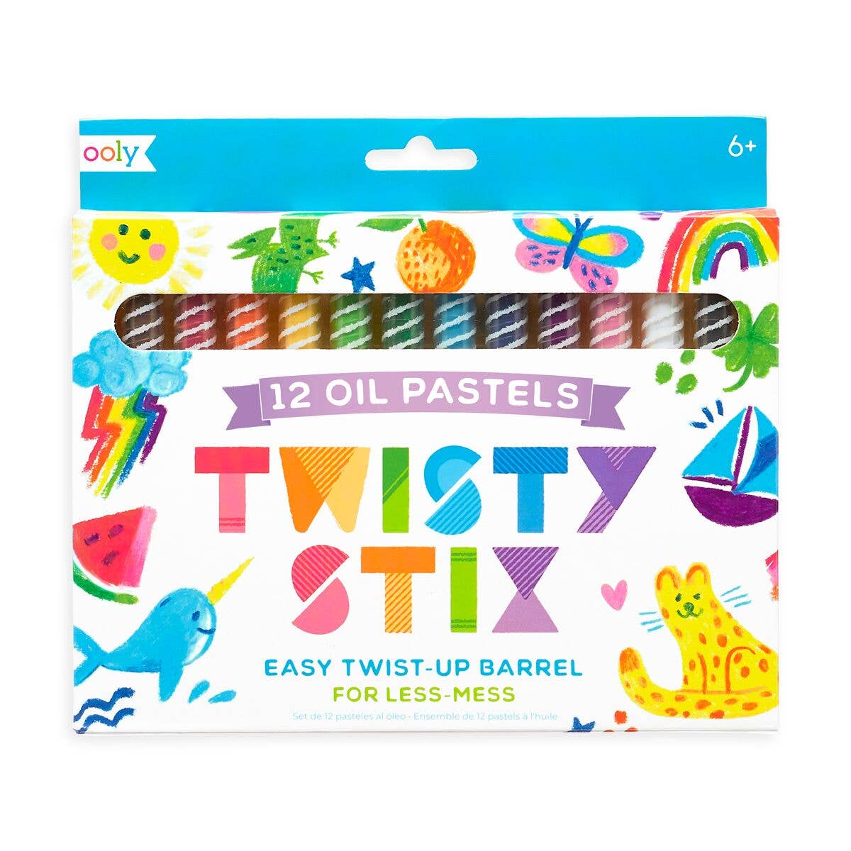 Twisty Stix Oil Pastels-Yellow Springs Toy Company