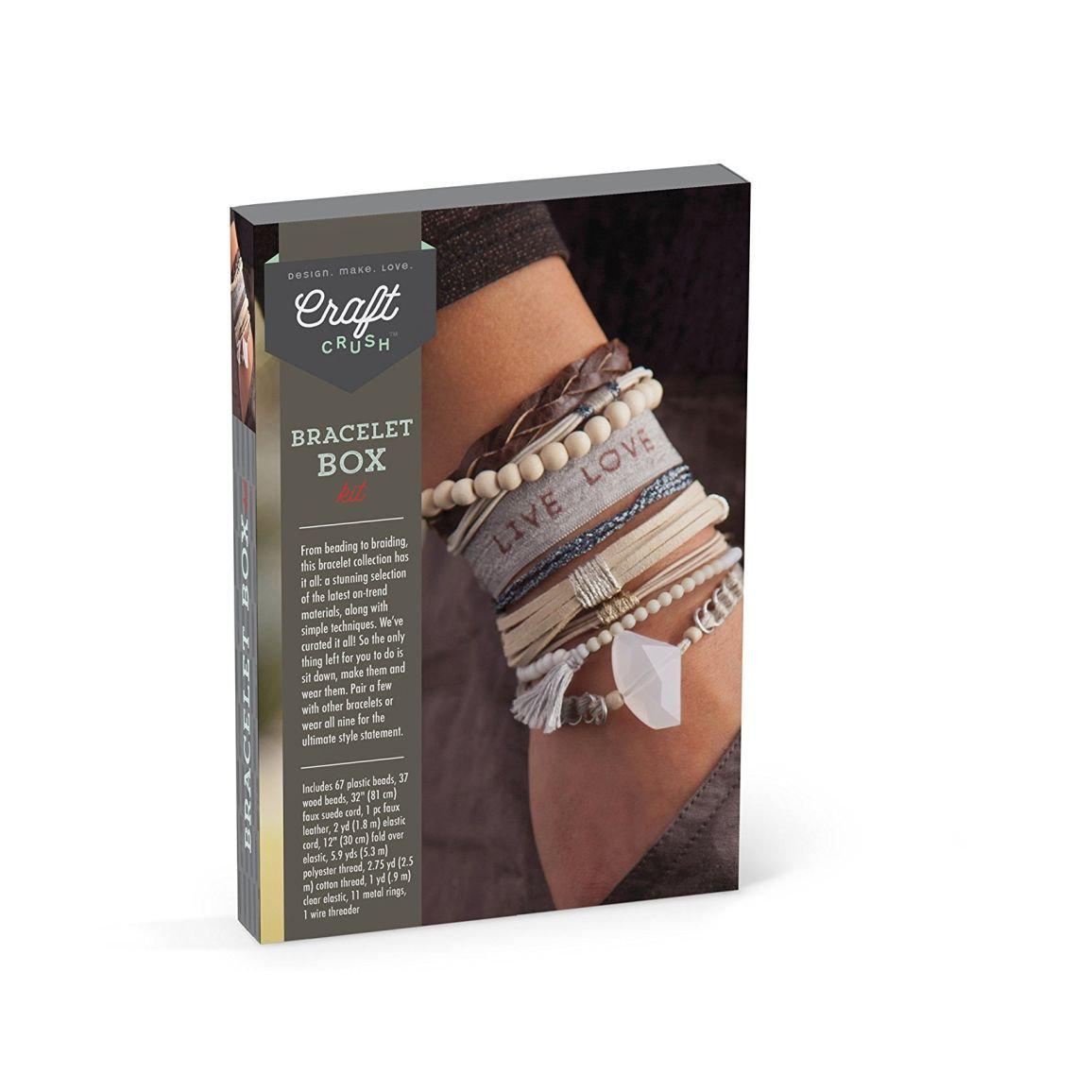 Craft Crush Bracelet Box - Neutrals Kit-Arts &amp; Humanities-Ann Williams Group-Yellow Springs Toy Company