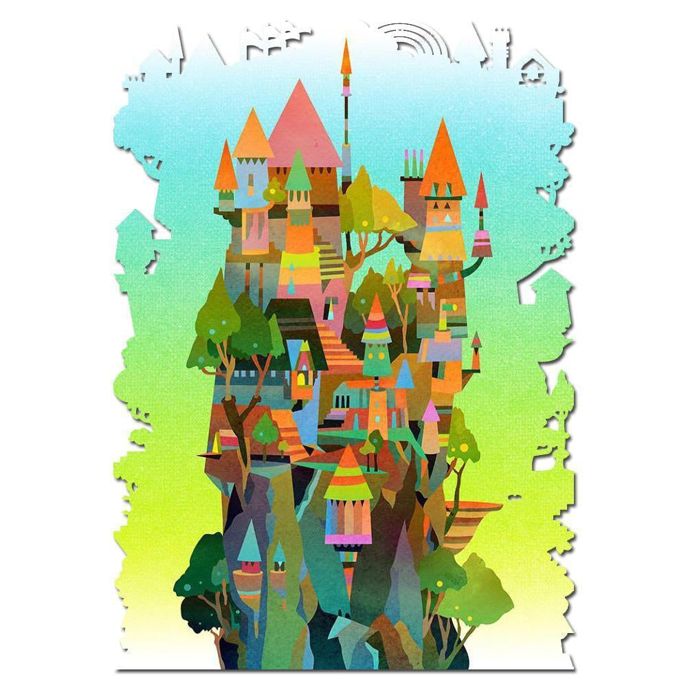 Matt Lyon - Monastery - Heirloom-Quality Wooden Jigsaw Puzzle - 460 pieces-Puzzles-Artifact Puzzles-Yellow Springs Toy Company