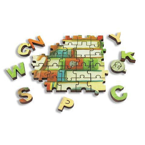 Justin Hillgrove - Word Travels South - Heirloom-Quality Wooden Jigsaw Puzzle - 456 Pieces-Puzzles-Artifact Puzzles-Yellow Springs Toy Company