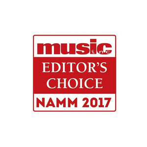 The music inc. editor's choice award on a white background.