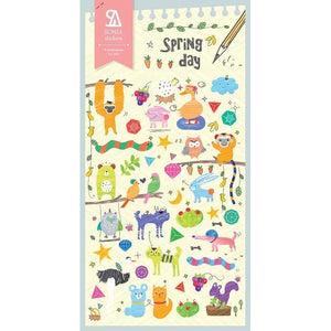 Spring Day Paper Stickers