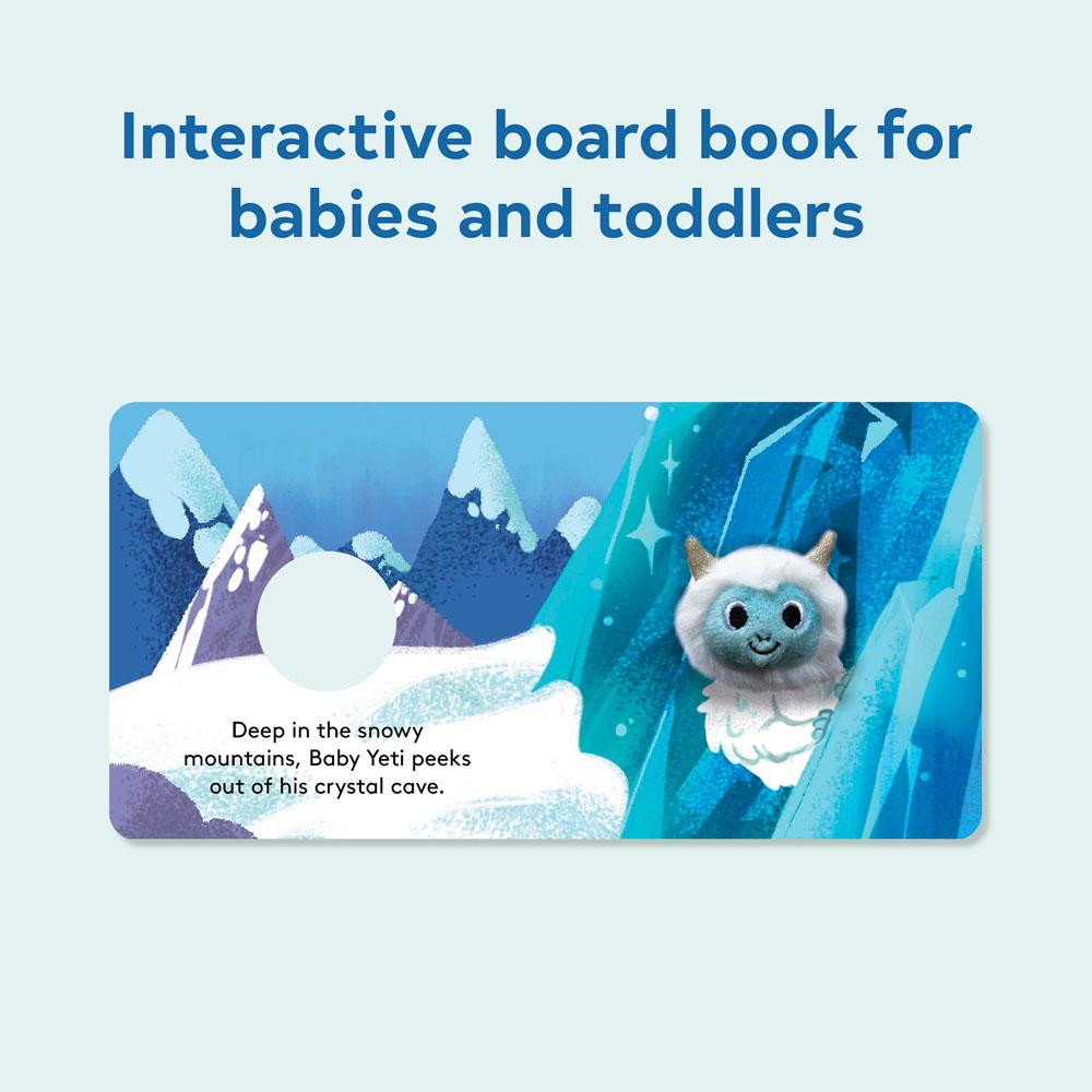 Baby Yeti Finger Puppet Book | Illustrated By Victoria Ling-Infant &amp; Toddler-Chronicle | Hachette-Yellow Springs Toy Company