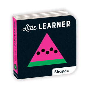 Front view of the shapes book from the Little Learner  book set.
