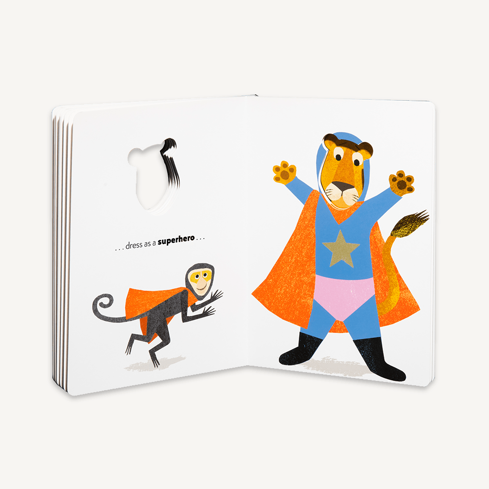 Mr. Lion Dresses Up! | By Britta Teckentrup-Arts &amp; Humanities-Chronicle | Hachette-Yellow Springs Toy Company