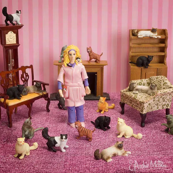 Crazy cat discount lady action figure