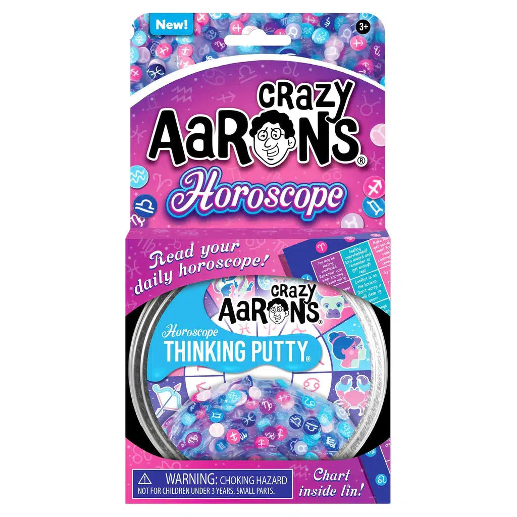 Crazy Aaron&#39;s Putty - Horoscope - 4&quot; Tin-Novelty-Crazy Aarons Putty-Yellow Springs Toy Company