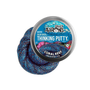 Crazy Aaron - Coral Reef 2" Tin - Color Shock Collection-Novelty-Crazy Aarons Putty-Yellow Springs Toy Company