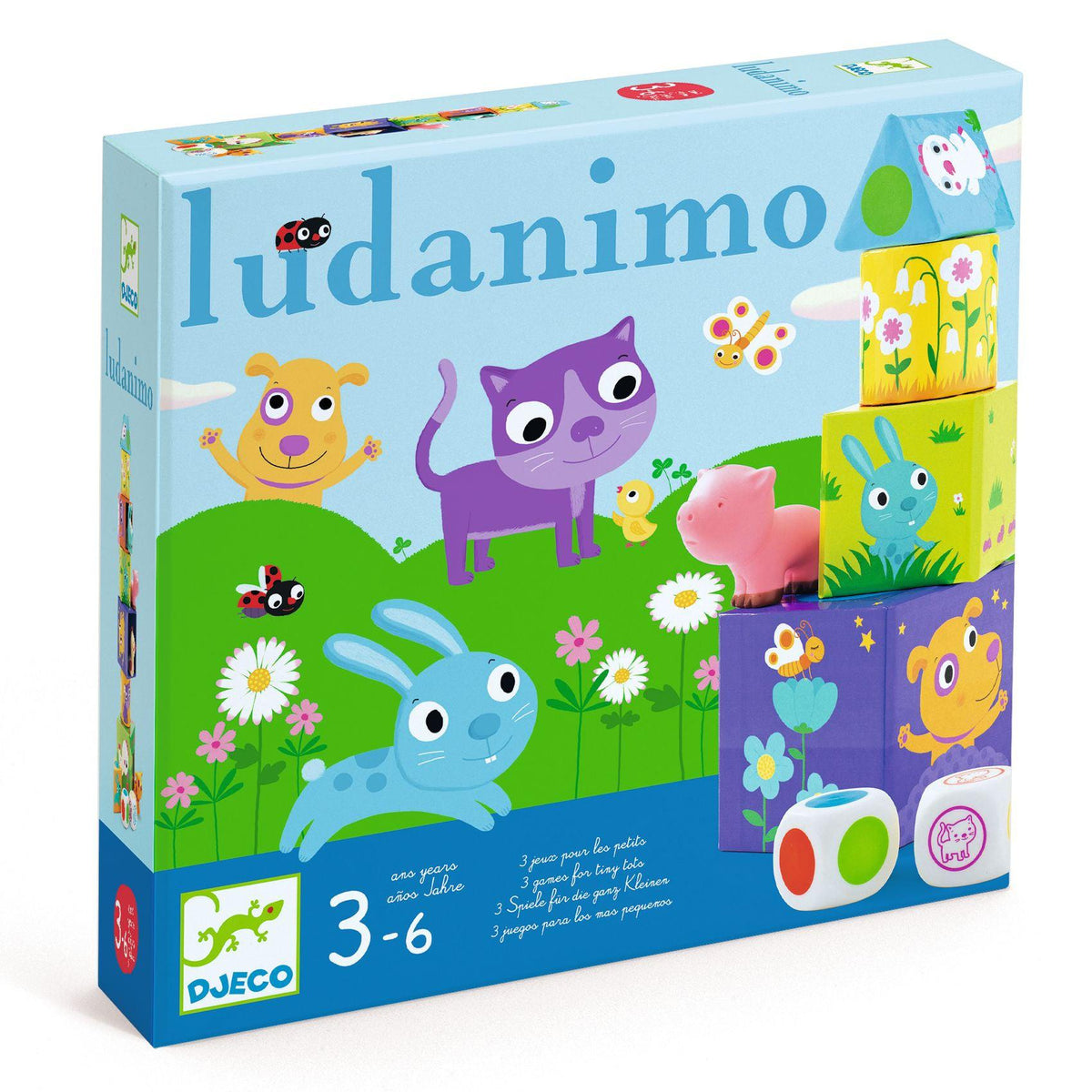 Ludanimo 3 - in 1 Skill Building Game-Games-Djeco-Yellow Springs Toy Company