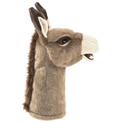 Donkey stage puppet profile.