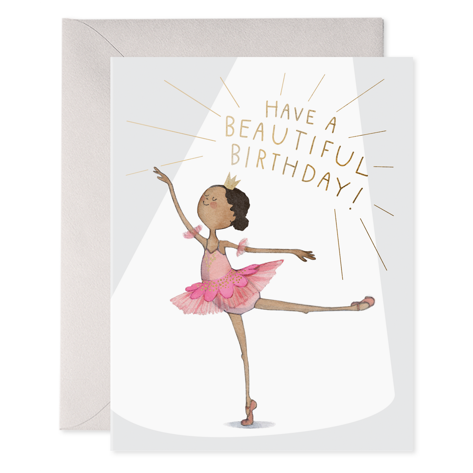 CARD -Ballerina - Birthday-Stationery-E Francis-Yellow Springs Toy Company