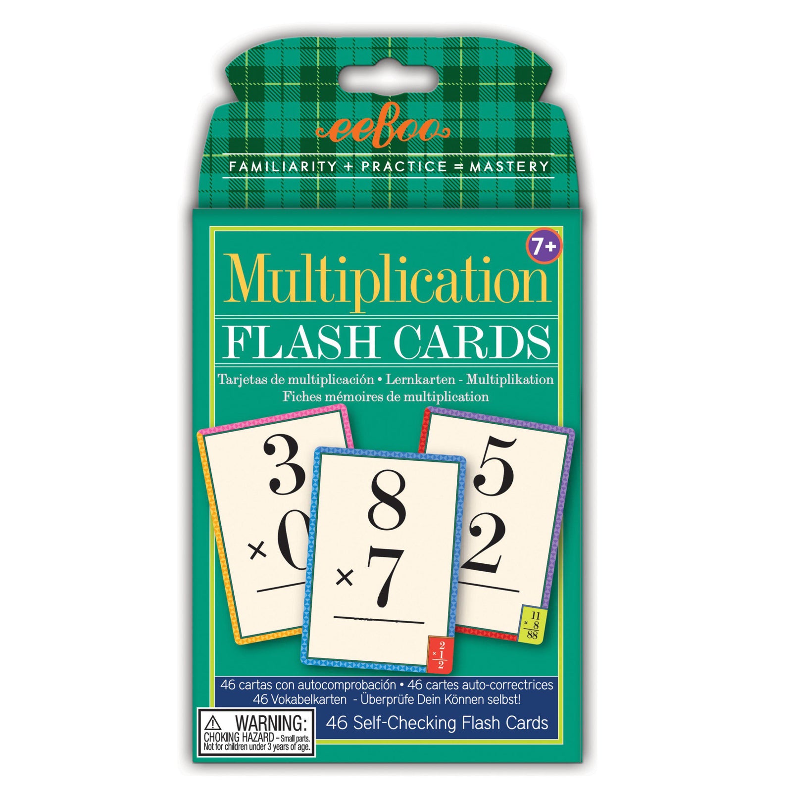 Flash Cards - Multiplication-Science & Discovery-EeBoo-Yellow Springs Toy Company