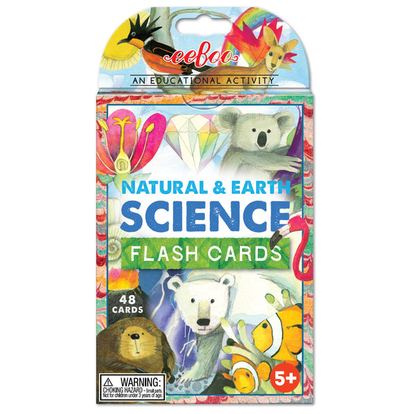 Flash Cards - Natural & Earth Science-Science & Discovery-EeBoo-Yellow Springs Toy Company