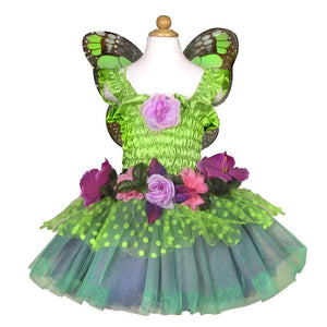 Fairy blooms deluxe dress in green.
