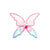 Front view of the fairy blossom wings displayed against a white background.