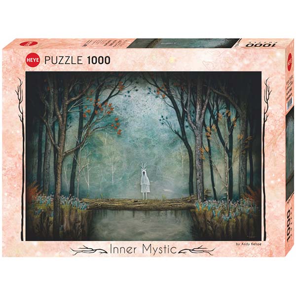 Front view of Inner Mystic Sylvan Spectre 1000 piece puzzle in its box.