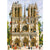 Front view of the completed puzzle Cartoon Classics Viva Notre Dame 1000 piece.