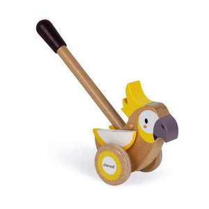 Push Along - Cockatoo-Infant & Toddler-Janod-Yellow Springs Toy Company
