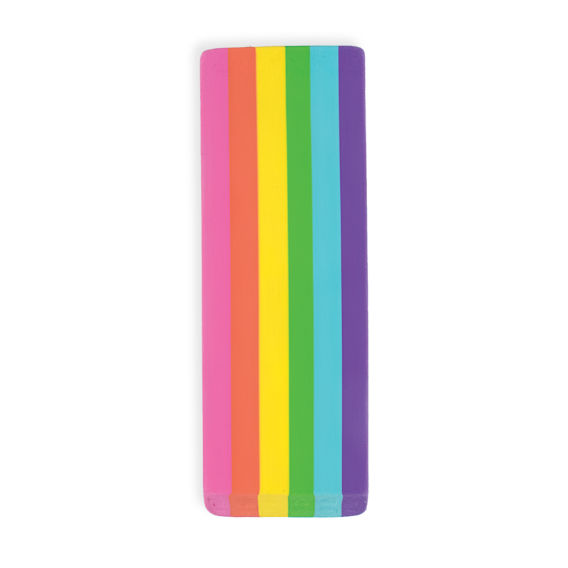 Front view of Jumbo Rainbow Fruit Scented Eraser 