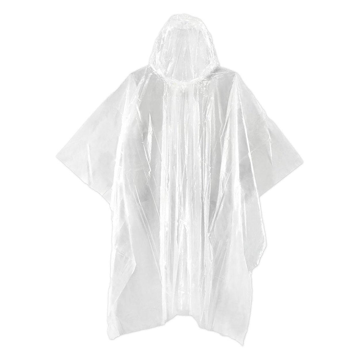Front view of the Rain Poncho-Cyclist unfolded.