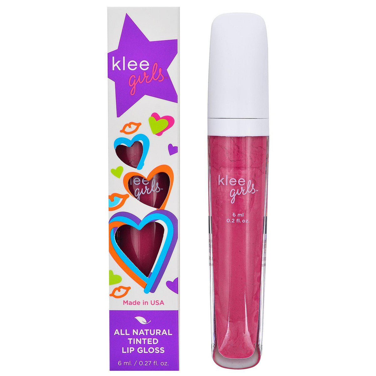 Klee Brighton Ensemble lip gloss with package. 