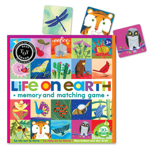 Life on Earth Matching MEMORY GAME-Games-EeBoo-Yellow Springs Toy Company