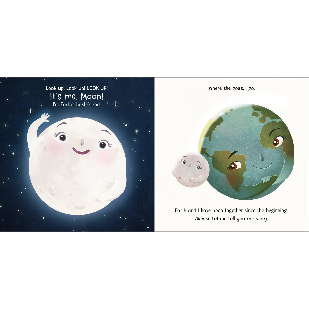 Moon Earth&#39;s Best Friend | by Stacy McAnulty, illustrated by Stevie Lewis-Arts &amp; Humanities-Macmillan Publishers-Yellow Springs Toy Company