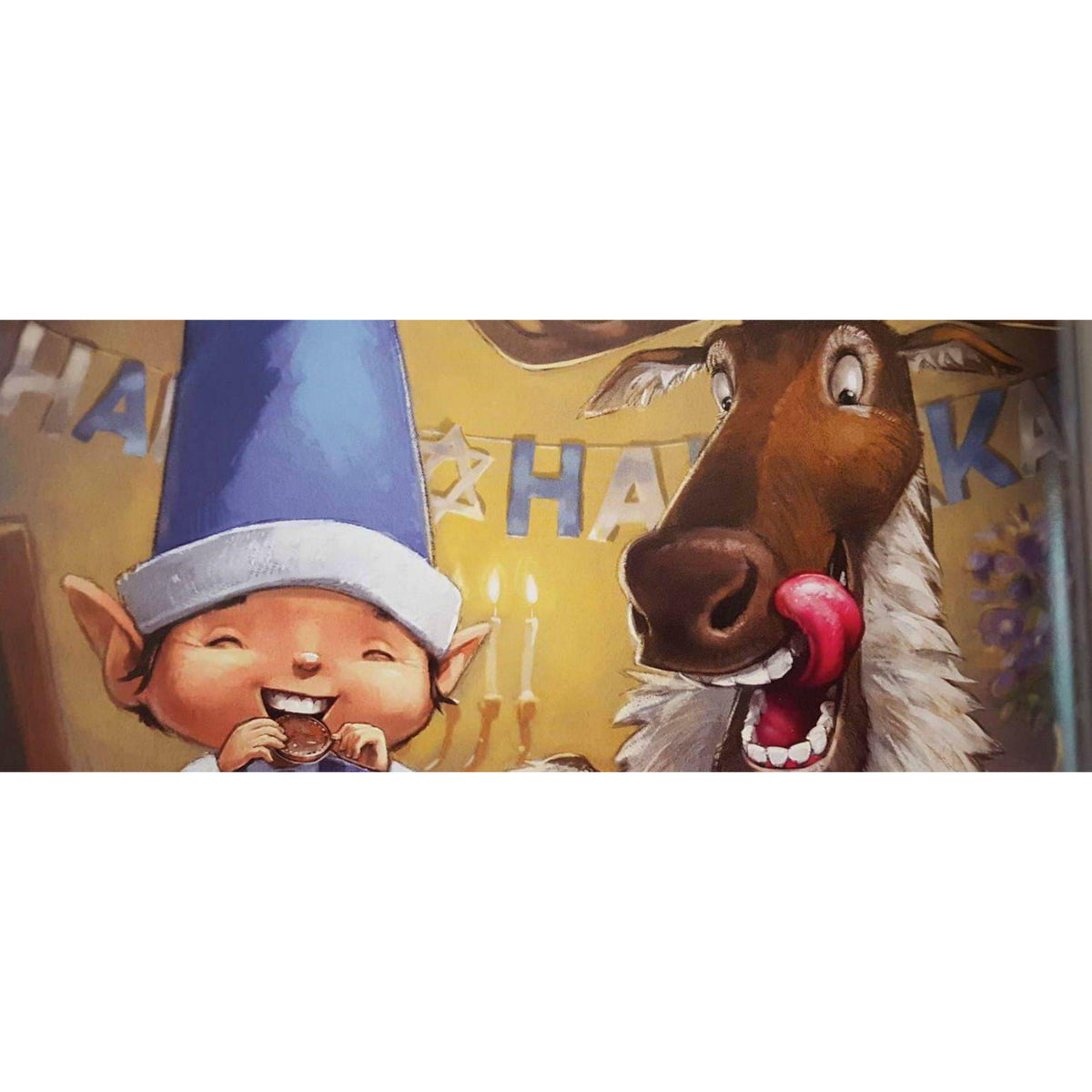 Shmelf the Hanukkah Elf | by Greg Wolfe, illustrated by Howard McWilliam-Arts &amp; Humanities-Macmillan Publishers-Yellow Springs Toy Company