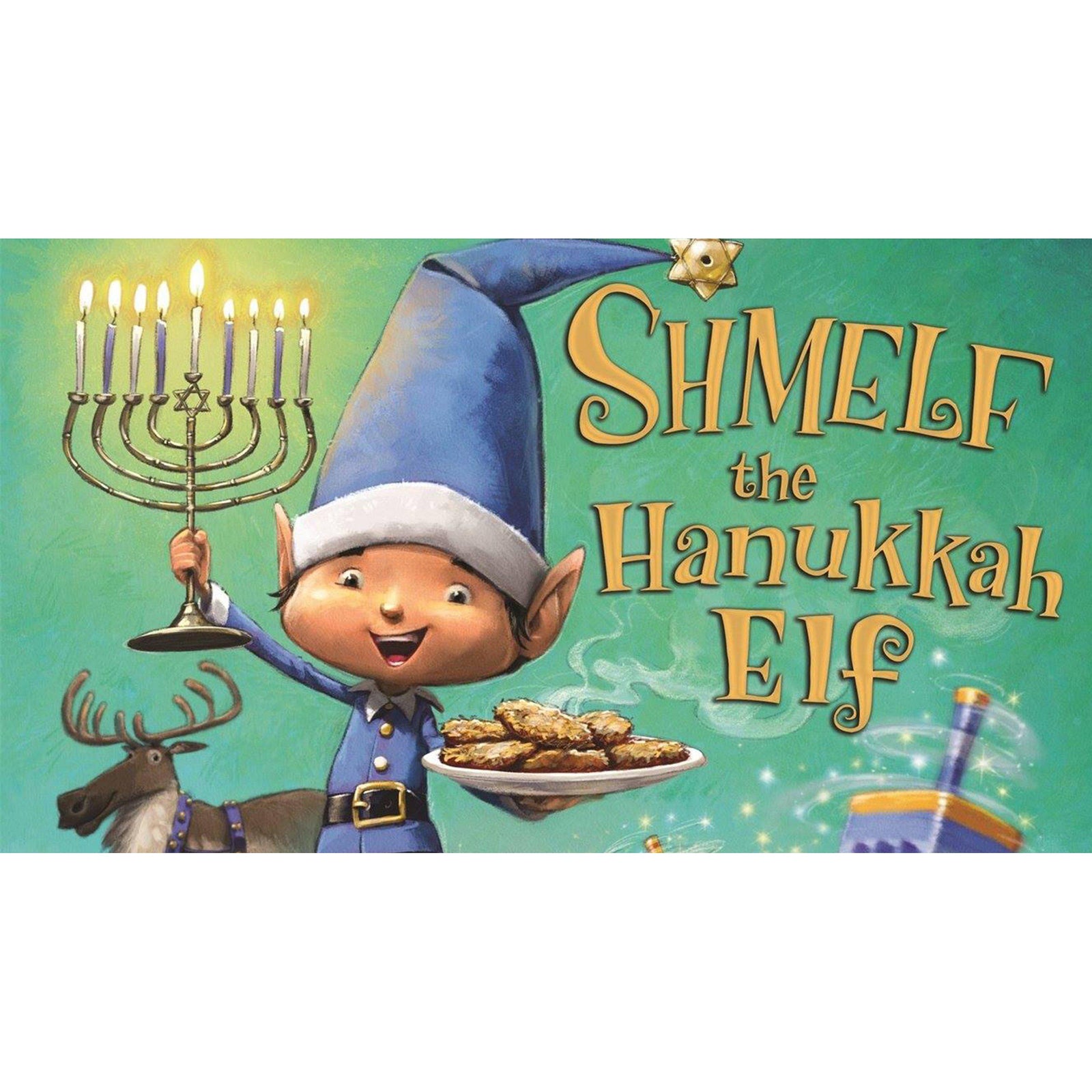 Shmelf the Hanukkah Elf | by Greg Wolfe, illustrated by Howard McWilliam-Arts & Humanities-Macmillan Publishers-Yellow Springs Toy Company